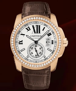 Fake Calibre De Cartier watch WF100005 on sale